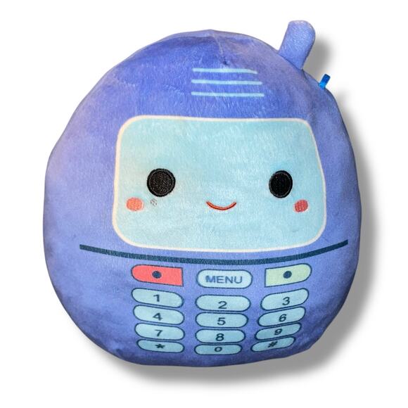 Squishmallows Plush Pillow Gamer Squad Tadita Cell Phone Kellytoy Blue Shower 8" - Picture 2 of 9